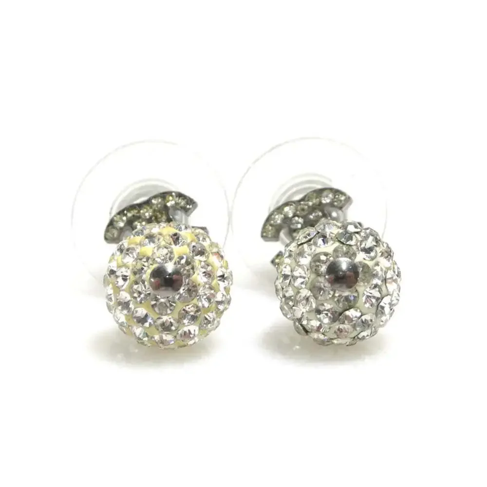 Chanel Rhinestone Earrings Metal And #246981C64B